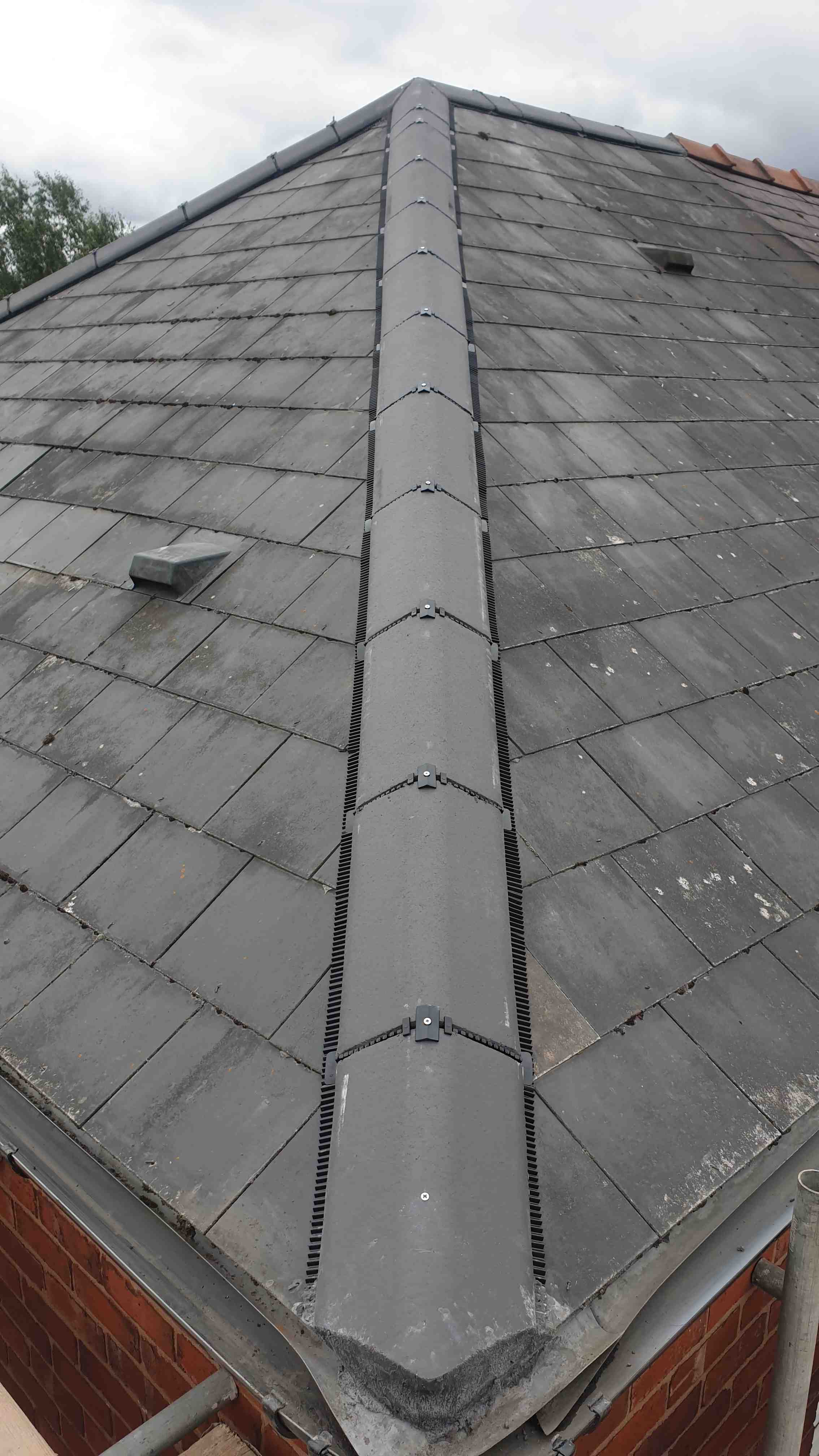 Ridge and hip tiles