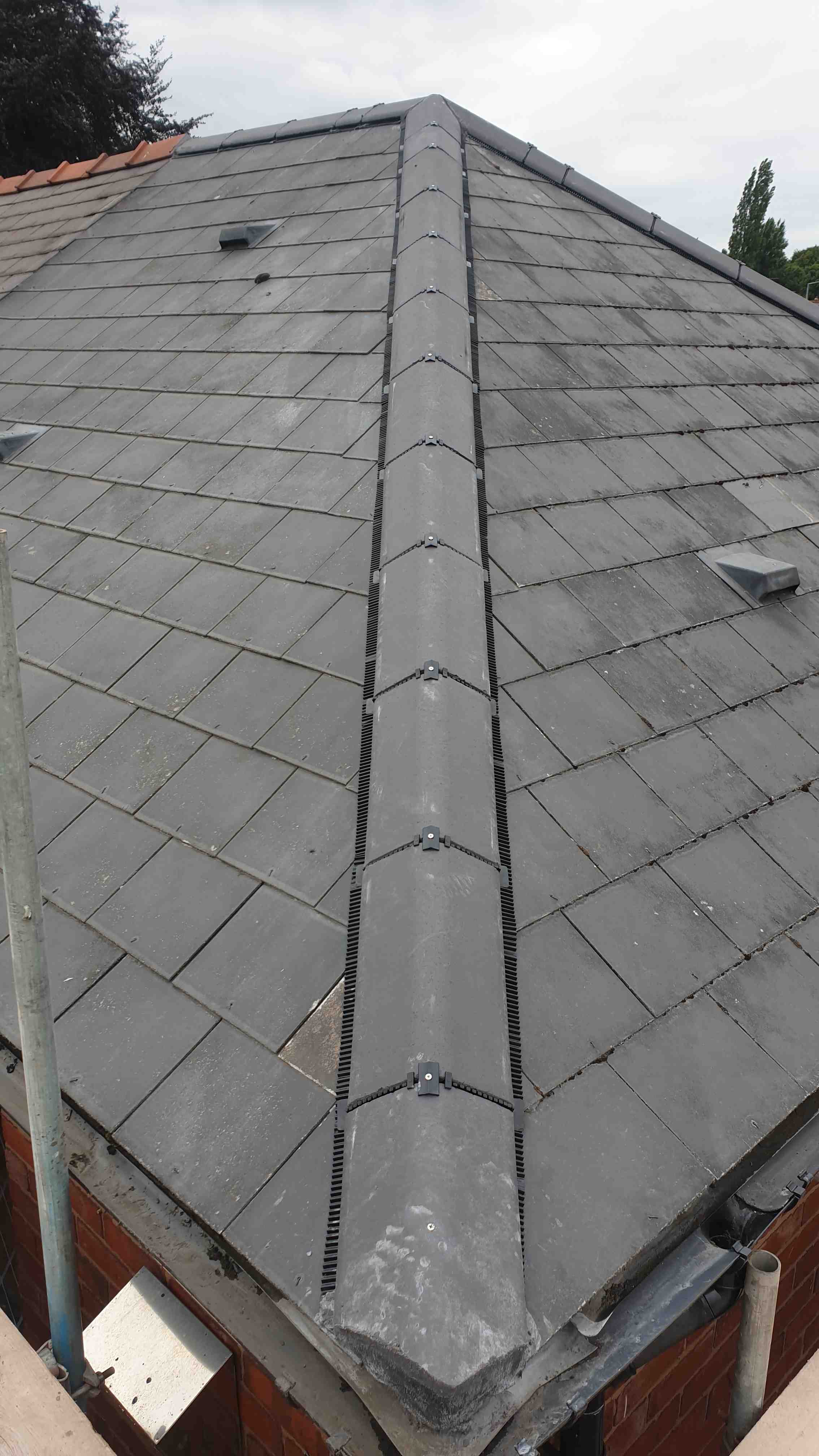 Ridge and hip tiles